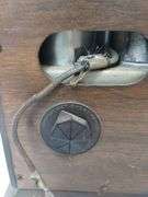 Silvertone 57D 1705 Vacuum Tube Radio Wood Case Short Wave 1930s Hums Glows