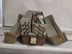 Vintage Fishing Lures Tackle Box Full