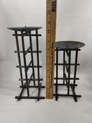 Decor Lot Baker Chef Plates Candle Holders Placemats Plate Rack