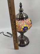 Lamp Mosaic Accent Night Light Boho Style Ornate