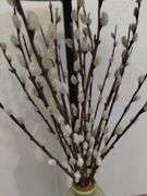 Furniture Plant Stand Round Table Faux Marble Elegant +Plant