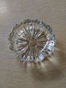 LOT Pattern Glass Wexford Sugar Creamer Cake Pedestal Plate++