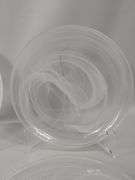 Dish Set Murano Swirl White Dinner Plates Bowls 4 3-Pc Settings Crate & Barre