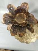 Decor Metal Flower Sculpture Floral Sonoma Plates