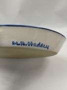Hadley Pottery Country Scene Platters Fish Spoon Rest *Chip on 1