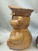 Pickers LOT: Vintage Winton California Teddy Bear Cookie Jars