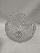 3 Hand Cut Lead Crystal American Brilliant Cut 15" Vase Lidded Humidor Bowl