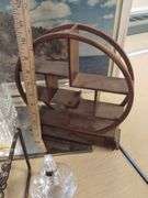 Pickers LOT: Vintage Prints Miniature Shelves Hardware & More