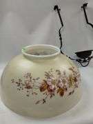 Antique Ceiling Oil Lamp Light Ornate Metal Frame