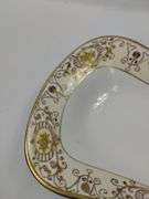 Antique Ornate Vase French Limoges? Gold Green + Nippon Tray