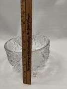 3 Hand Cut Lead Crystal American Brilliant Cut 15" Vase Lidded Humidor Bowl