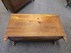 Blanket Chest Marked Jacob Kendallville Ind via Chicago
