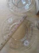 LOT Vintage Glass Flutes Stems Wine Glasses Plates Goblets