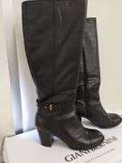 Shoes 7.5 Giani Bernini Boot Equestrian Ellee Black Boxed