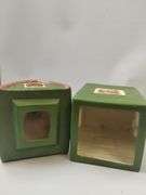 Pickers LOT: Farm Barns 5 Canisters Set + Salt Pepper