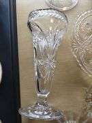 LOT Pattern Glass Wexford Sugar Creamer Cake Pedestal Plate++