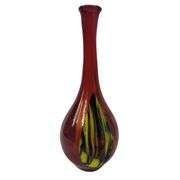 14" Decor Vase Art Glass Hand Blown Pulled Pier 1