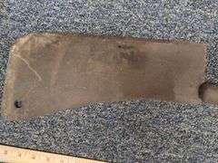 Antique 1830-60s Tin Horn Noise Maker Parade Protest + Primitive Hatchet