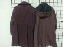 Ladies Tommy Hilfiger & Calvin Klein Burgundy Coats Size Medium