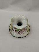 Antique Ornate Vase French Limoges? Gold Green + Nippon Tray