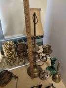 Pickers LOT: Christmas & Gold Brass Decor Vintage Smalls