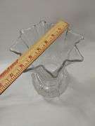2 Viking Etched Radiance Flower Basket Vases 1938 New Martinsville
