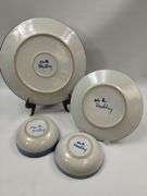 Hadley Pottery Country Scene DONKEY +Plates Bowls