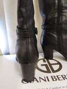 Shoes 7.5 Giani Bernini Boot Equestrian Ellee Black Boxed
