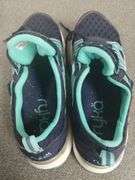 Women's Ryka Hydro Sport Size 7.5 Shoes Navy Aqua