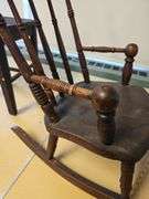 2 Antique Childs Chairs Rocking