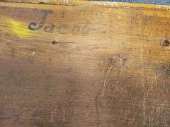 Blanket Chest Marked Jacob Kendallville Ind via Chicago