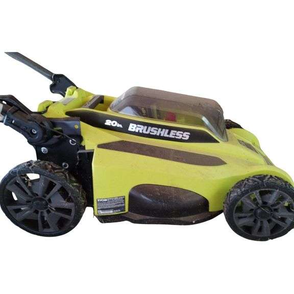 Ryboi Electric Battery Powered Self Propelled 40V Mower Brushless Lawnmower