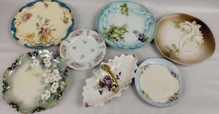LOT Antique European Porcelain Dishes Plates