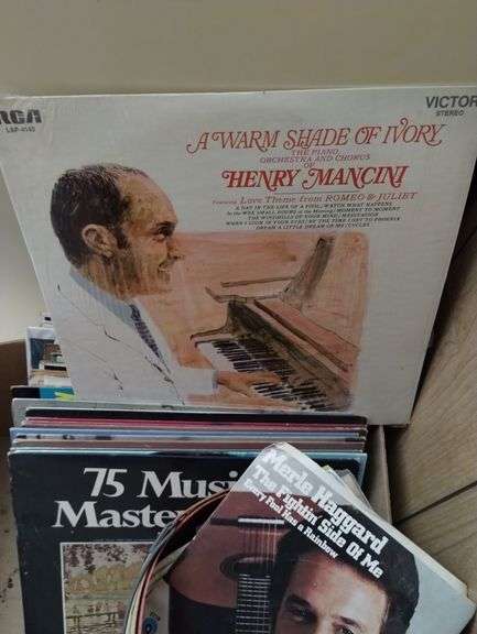 Box of Vintage Records