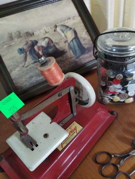 Pickers Lot Vintage Antique Sewing 1 Sterling Thimble Boopie Candlesticks