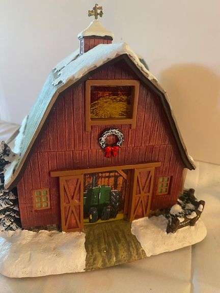 John Deere Barn Hawthorne Village John Deere Collection Lighted House