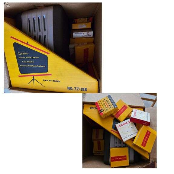 Kodak Brownie 300 Film Projector + Reels