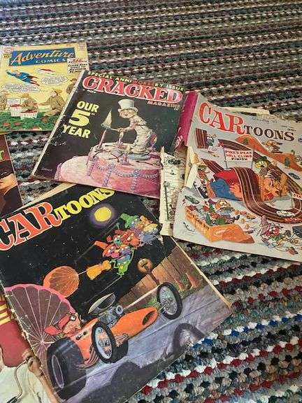 LOT Vintage Children's Little Golden Books Three Stooges Comics+