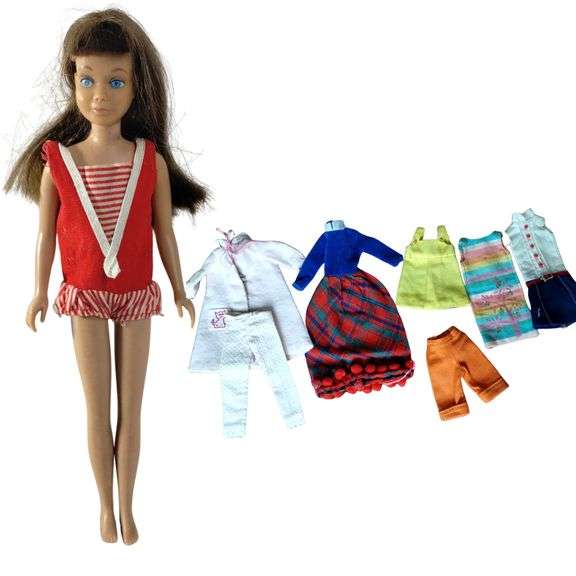 1960s Skipper Barbie Doll Original Outfit + Clothes