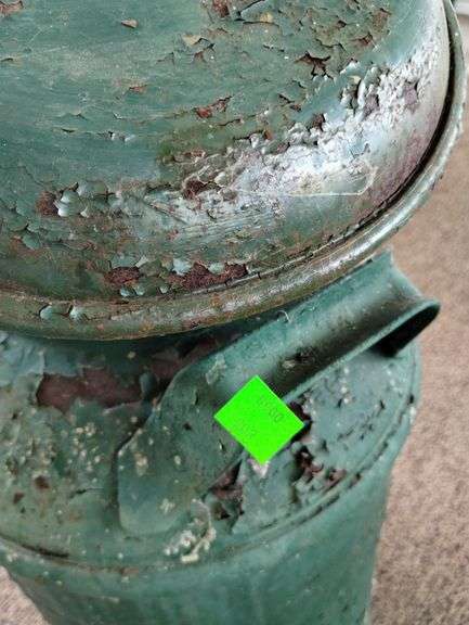 John Deere Birdhouse Tractor Plant Stand Milk Can Green