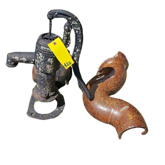 Antique Kendallville IN Hand Pump Water Spigot Garden Outdoor Decor