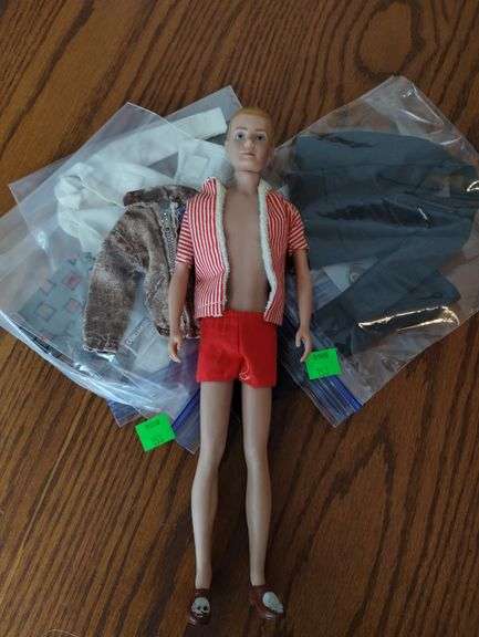 1960 Ken Barbie Doll Original Clothes & More