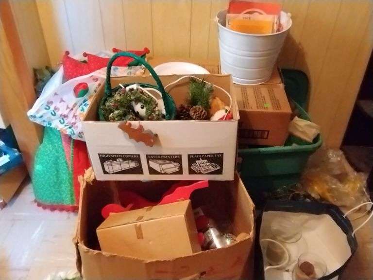 LOT Mixed Vintage Christmas Decor