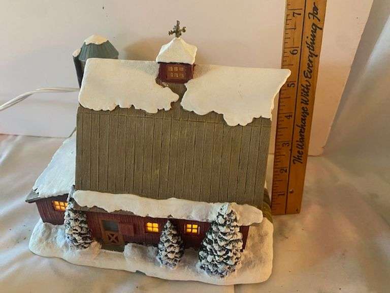 John Deere Barn Hawthorne Village John Deere Collection Lighted House
