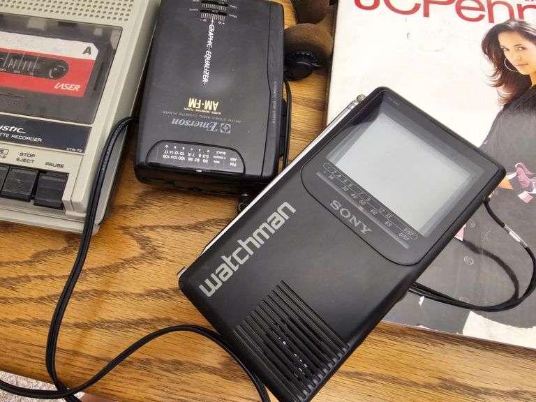 Vintage Electronics SONY Mini TV Walkman JC Penney Catalog +