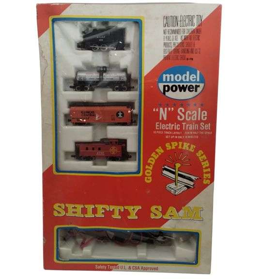 Vintage Train Set Toy Model N Gauge Shifty Sam No Power Pack