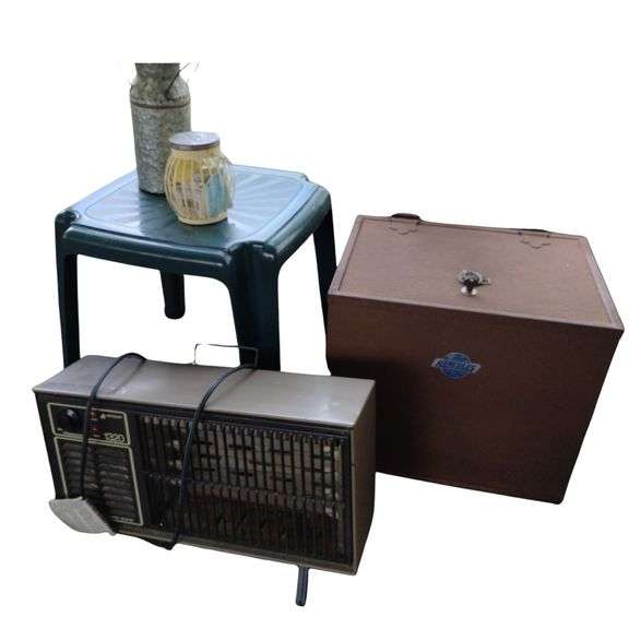 Patio Table Space Heater Hercules Lock Box Fire Safe