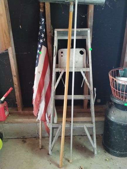 LOT Ladder Floor Squeegee American Flag