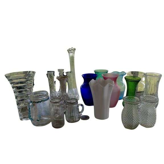 Pickers Lot Vases Glasses