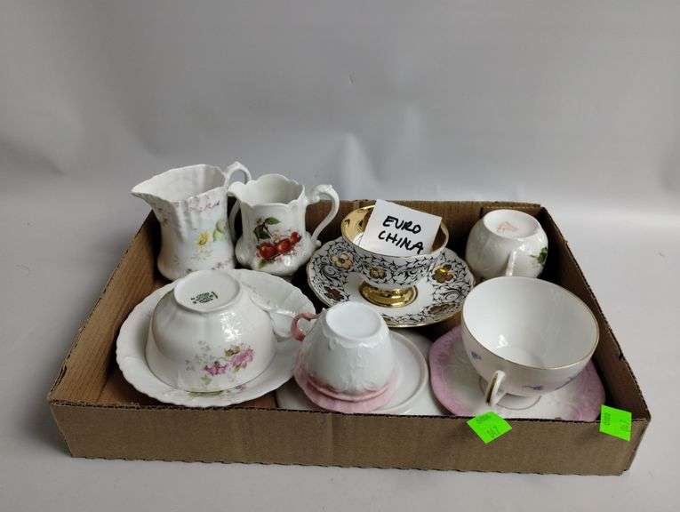 LOT European China Tea Cups Saucers Plates